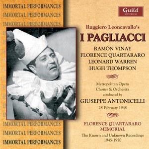 I PAGLIACCI - Leoncavallo Vinay - Quartararo - Metropolitan Opera - 1948
