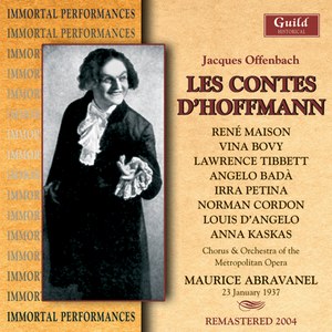 LES CONTED D'HOFFMANN - Offenbach - Metropolitan Opera - 1937