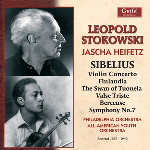 Leopold Stokowski with Jascha Heifetz - Sibelius 1929-40