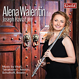 Alena Walentin, flute - Music by Vitali, Taktakishvili, Amirov, Schulhoff, Bowen